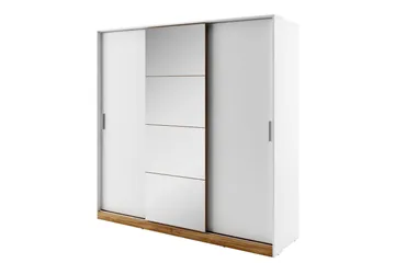 Dentro garderobe 220x63x215 cm - Hvid - Opbevaring - Tøjopbevaring - Garderobeskabe