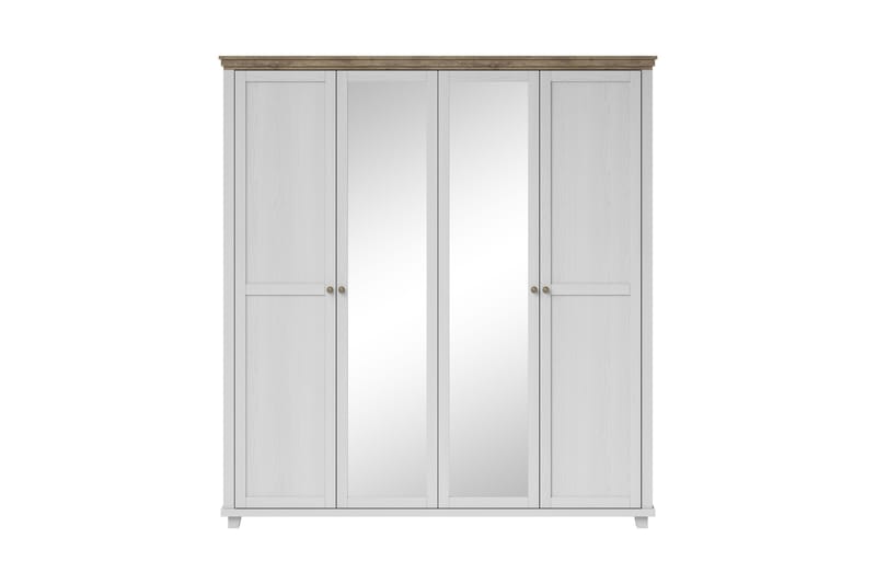 Doade Garderobe 62x154 cm - Askegrå|Natur - Opbevaring - Tøjopbevaring - Garderobeskabe
