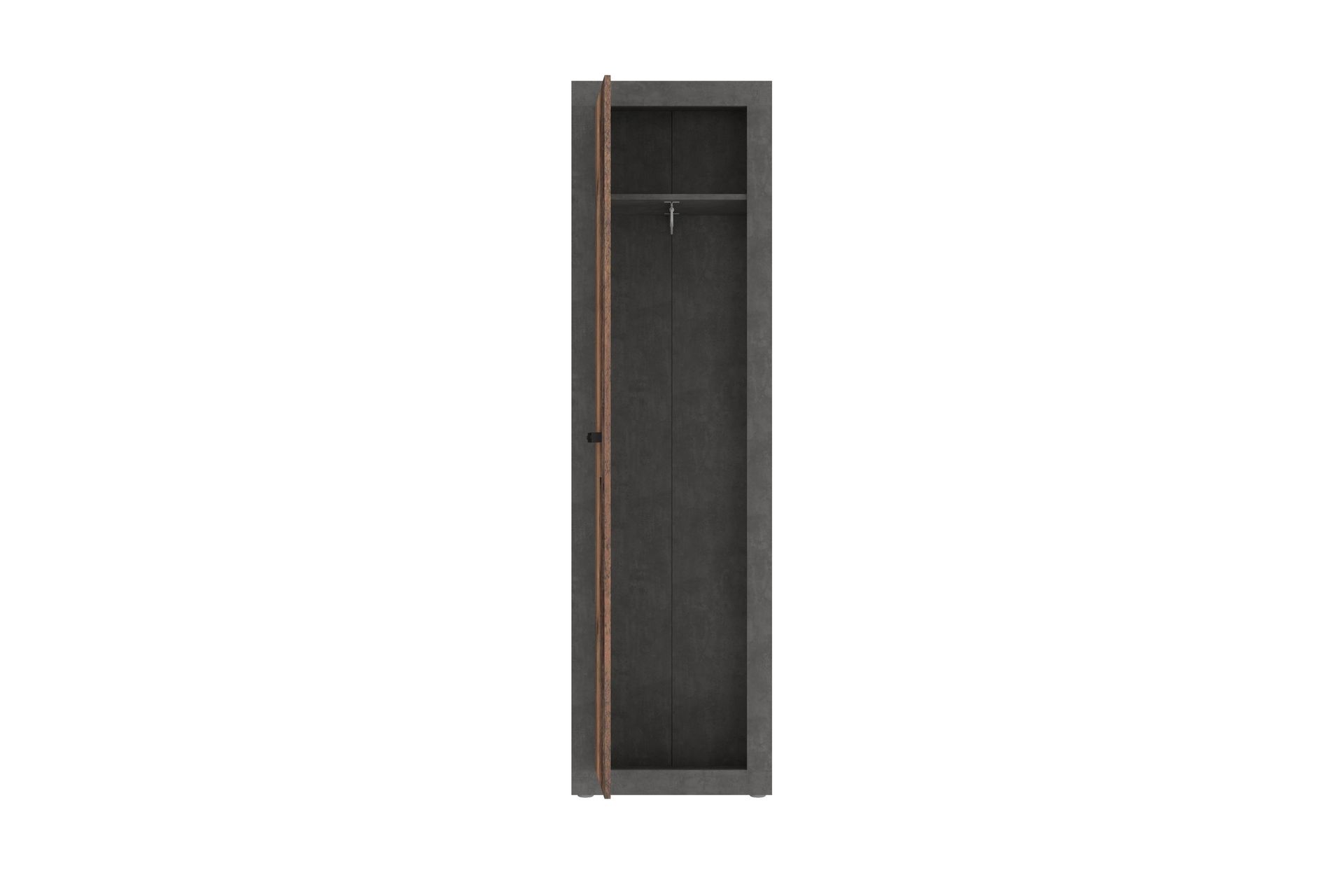Dolnis Garderobe 34x54 cm - Brun/Grå - Opbevaring - Tøjopbevaring - Garderobeskabe