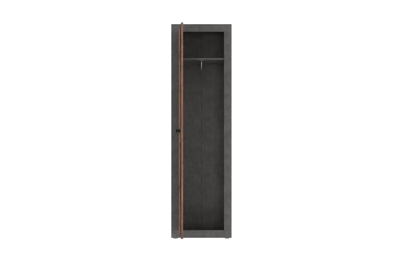 Dolnis Garderobe 34x54 cm - Brun/Grå - Opbevaring - Tøjopbevaring - Garderobeskabe