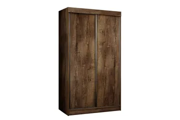 Dunkra Garderobe LED-belysning Blå 100 cm - Mørk Ask - Opbevaring - Tøjopbevaring - Garderobeskabe