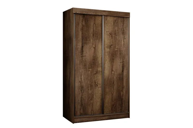 Dunkra Garderobe LED-belysning Blå 100 cm, Mørk Ask