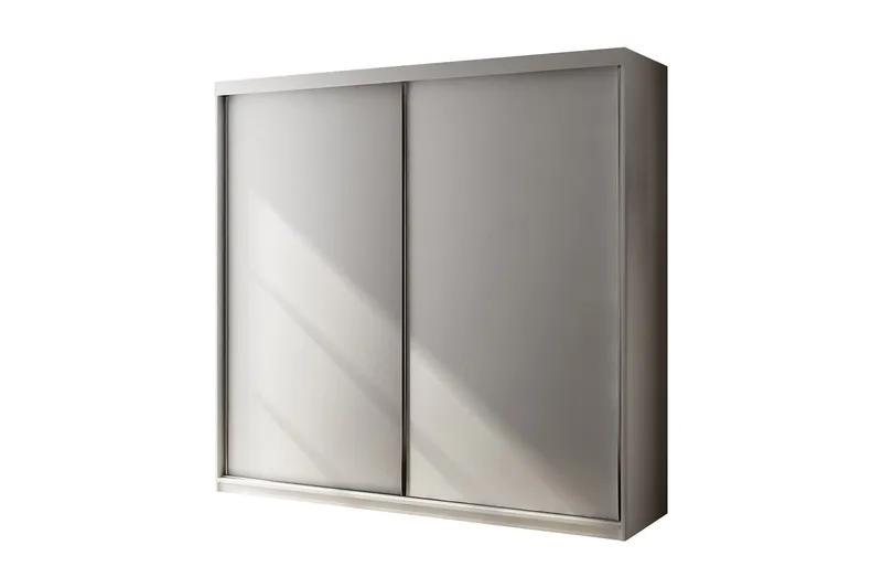 Dunkra Garderobe LED-belysning Blå 200 cm, Hvid