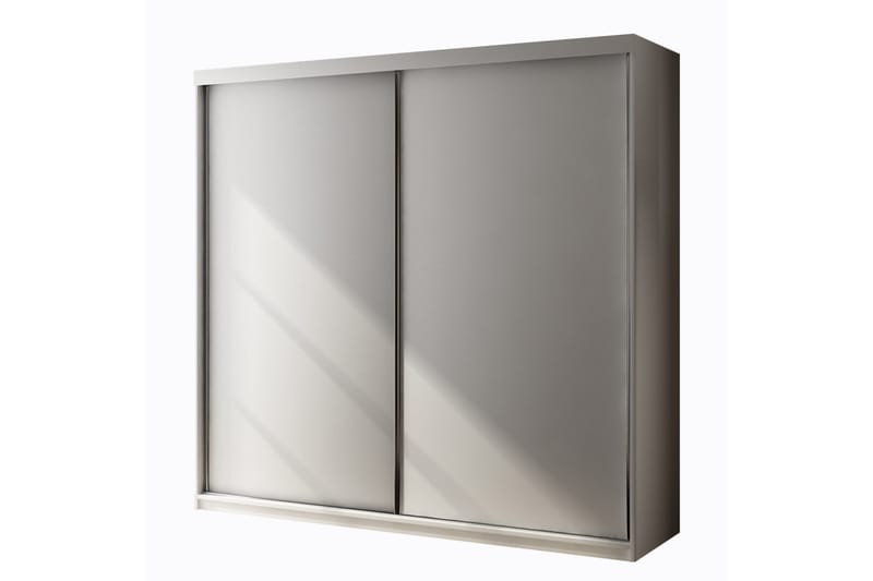 Dunkra Garderobeskab 200x200 cm - Beige/Grå - Opbevaring - Tøjopbevaring - Garderobeskabe