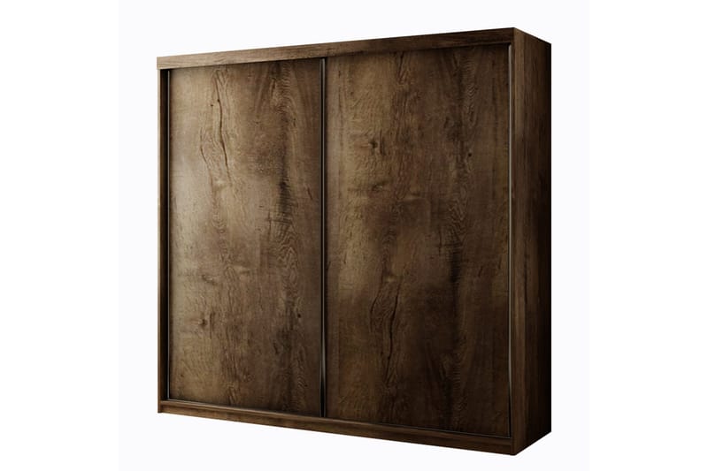 Dunkra Garderobeskab 200x200 cm - Grå - Opbevaring - Tøjopbevaring - Garderobeskabe