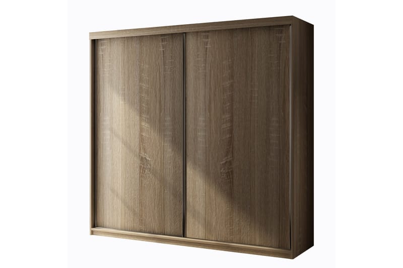 Dunkra Garderobeskab 200x200 cm - Hvid - Opbevaring - Tøjopbevaring - Garderobeskabe