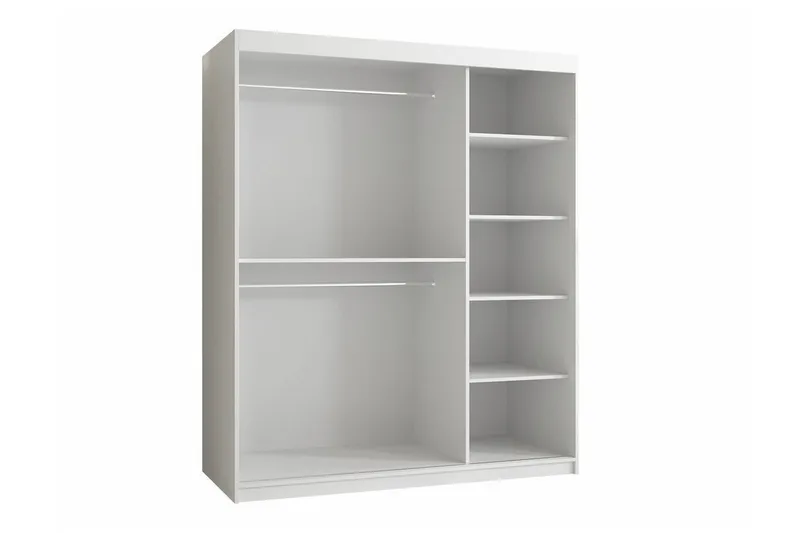 Dunvegan Garderobe med spejl - Sort - Opbevaring - Tøjopbevaring - Garderobeskabe