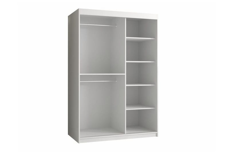 Dunvegan Garderobe med spejl - Sort - Opbevaring - Tøjopbevaring - Garderobeskabe