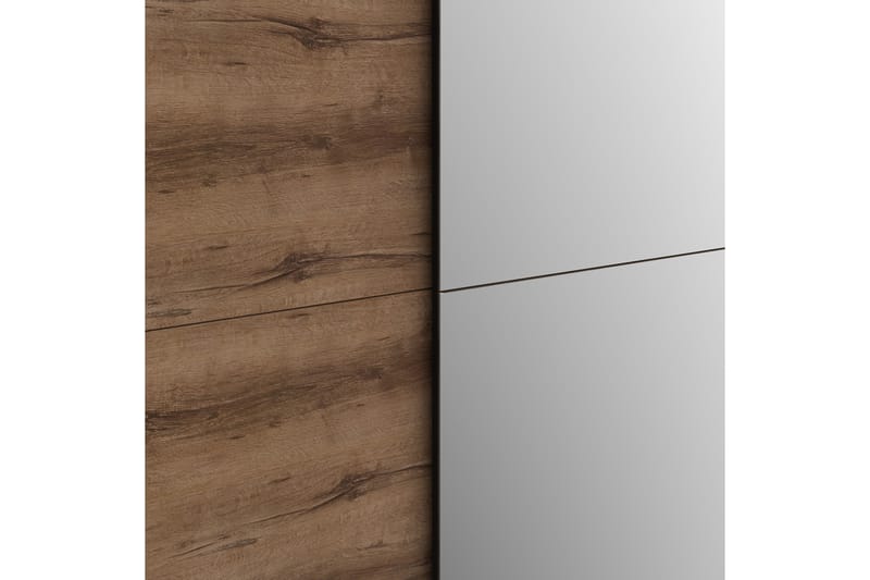 Edessa Garderobe 62x171 cm - Brun/Sort - Opbevaring - Tøjopbevaring - Garderobeskabe