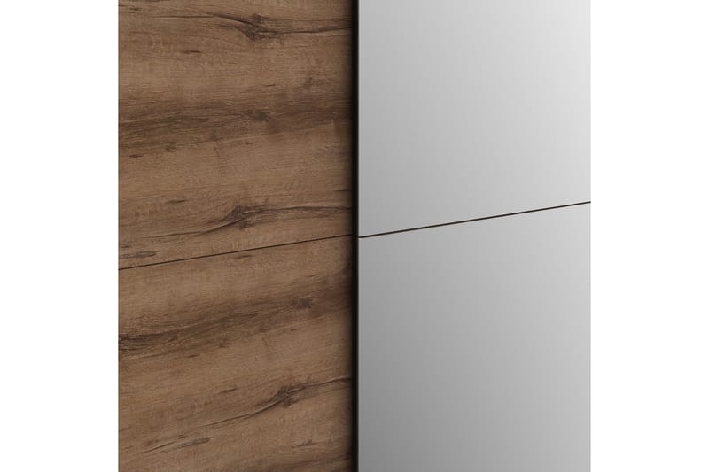 Edessa Garderobe 62x171 cm - Brun/Sort - Opbevaring - Tøjopbevaring - Garderobeskabe