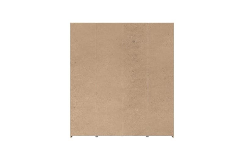 Edessa Garderobe 62x171 cm - Brun/Sort - Opbevaring - Tøjopbevaring - Garderobeskabe