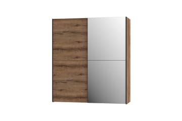 Edessa Garderobe 62x171 cm - Brun/Sort - Opbevaring - Tøjopbevaring - Garderobeskabe