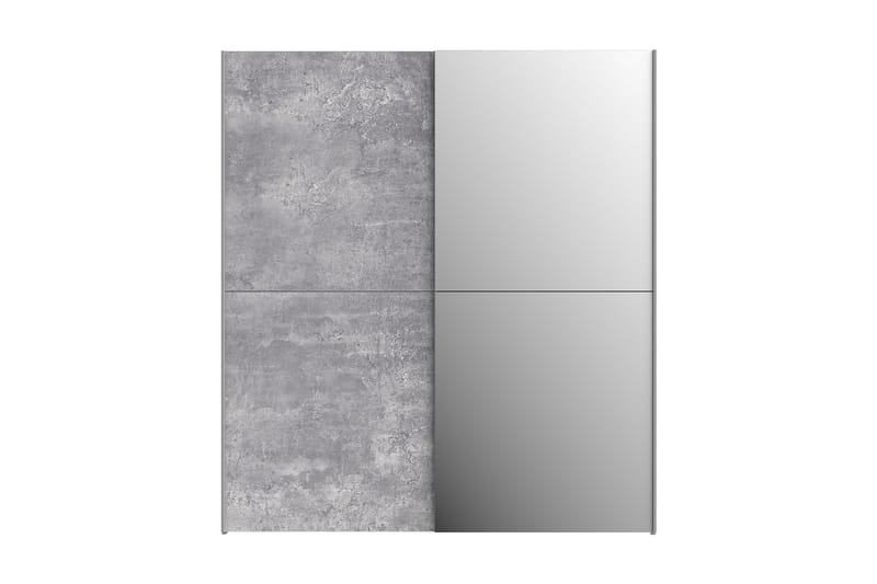 Edessa Garderobe 62x171 cm - Grå - Opbevaring - Tøjopbevaring - Garderobeskabe