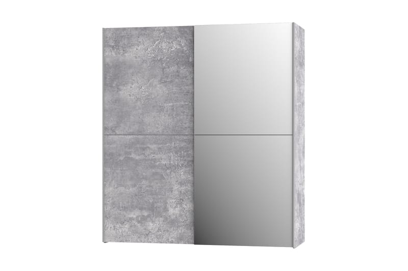 Edessa Garderobe 62x171 cm - Grå - Opbevaring - Tøjopbevaring - Garderobeskabe