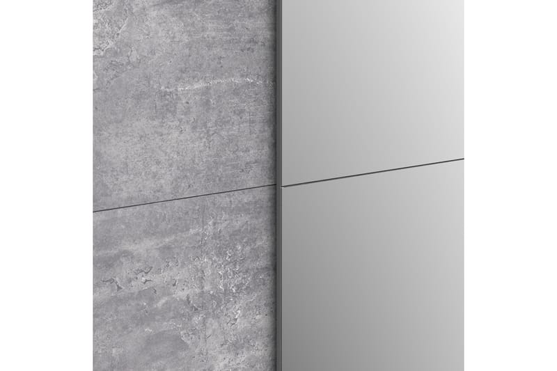 Edessa Garderobe 62x171 cm - Grå - Opbevaring - Tøjopbevaring - Garderobeskabe