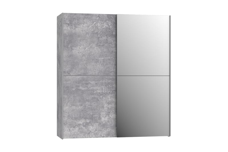 Edessa Garderobe 62x171 cm - Grå - Opbevaring - Tøjopbevaring - Garderobeskabe