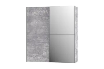 Edessa Garderobe 62x171 cm - Grå - Opbevaring - Tøjopbevaring - Garderobeskabe
