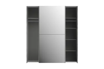 Edessa Garderobe 62x171 cm - Grå - Opbevaring - Tøjopbevaring - Garderobeskabe