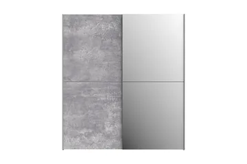 Edessa Garderobe 62x171 cm - Grå - Opbevaring - Tøjopbevaring - Garderobeskabe
