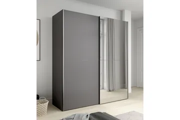Edessa Garderobe 62x171 cm - Mørkegrå - Opbevaring - Tøjopbevaring - Garderobeskabe