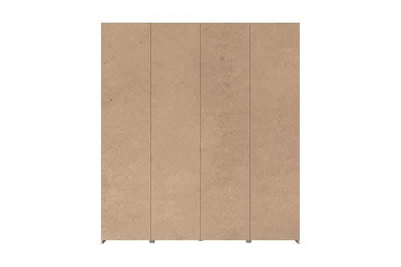 Edessa Garderobe 62x171 cm - Mørkegrå - Opbevaring - Tøjopbevaring - Garderobeskabe