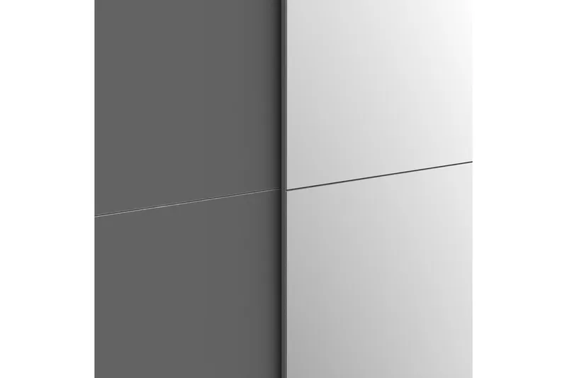 Edessa Garderobe 62x171 cm - Mørkegrå - Opbevaring - Tøjopbevaring - Garderobeskabe