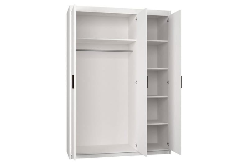 Elena garderobe 133x53x191 cm - Opbevaring - Tøjopbevaring - Garderobeskabe