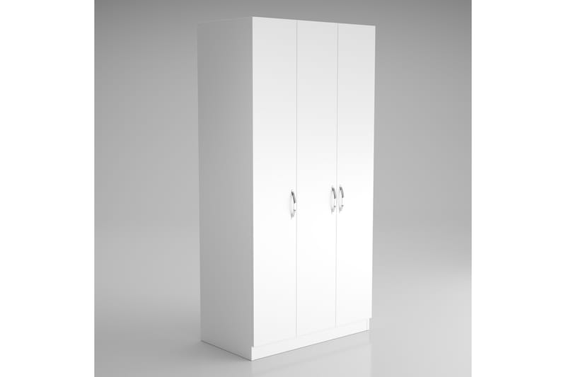Elspet Garderobe 90x181 cm, Hvid