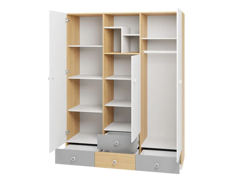 Elvaren Garderobeskab 150 cm - Opbevaring - Tøjopbevaring - Garderobeskabe