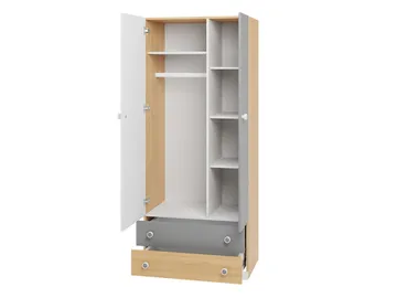 Elvaren Garderobeskab 80 cm - Opbevaring - Tøjopbevaring - Garderobeskabe