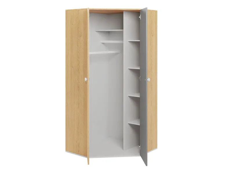 Elvaren Garderobeskab 90 cm - Opbevaring - Tøjopbevaring - Garderobeskabe - Hjørnegarderobe