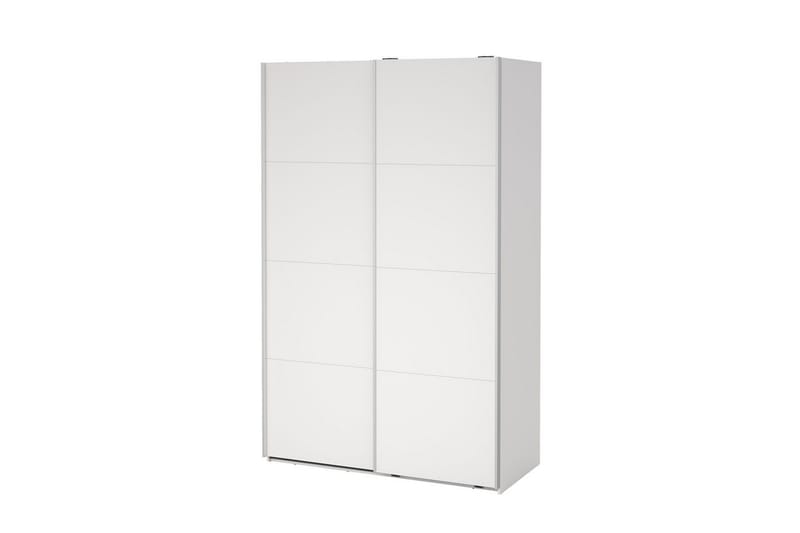 Elvos Garderobe 139x220 cm - Hvid - Opbevaring - Tøjopbevaring - Garderobeskabe