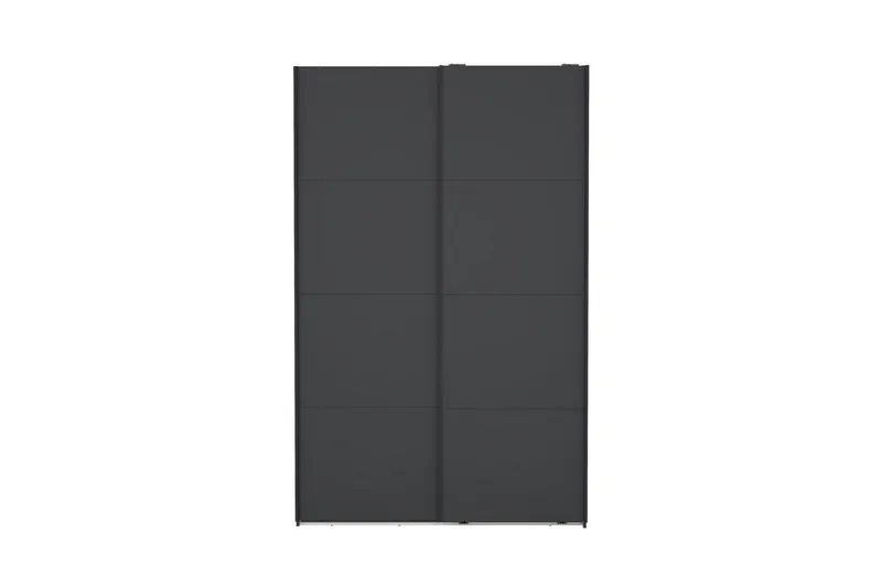 Elvos Garderobe 139x220 cm - Sort - Opbevaring - Tøjopbevaring - Garderobeskabe