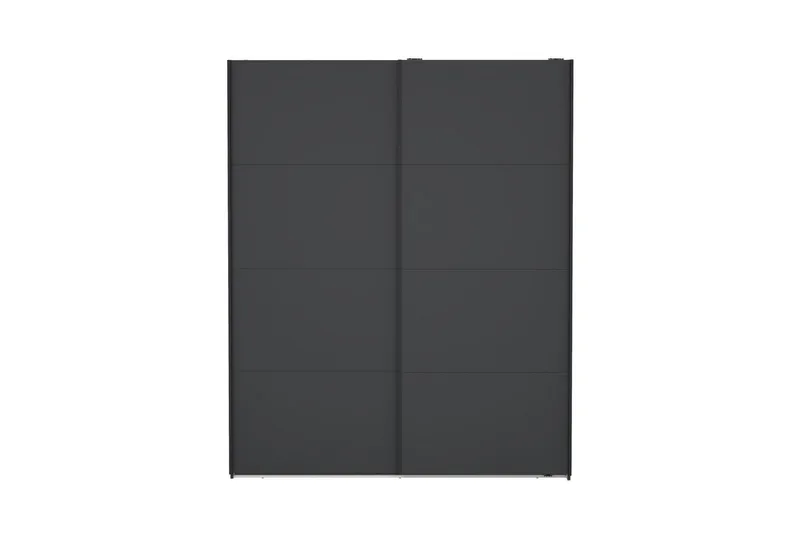 Elvos Garderobe 179x220 cm - Grå - Opbevaring - Tøjopbevaring - Garderobeskabe