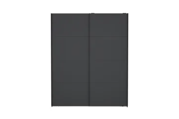 Elvos Garderobe 179x220 cm - Grå - Opbevaring - Tøjopbevaring - Garderobeskabe