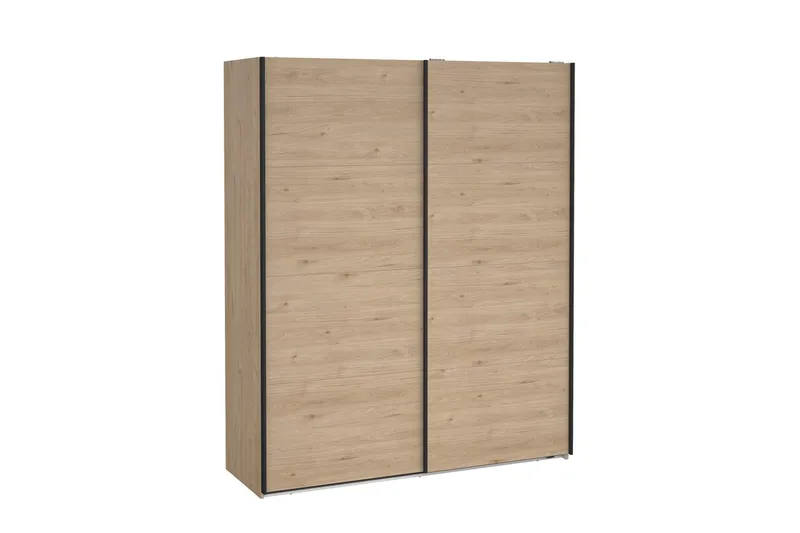 Elvos Garderobe 179x220 cm - Natur - Opbevaring - Tøjopbevaring - Garderobeskabe