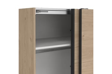 Elvos Garderobe 179x220 cm - Natur - Opbevaring - Tøjopbevaring - Garderobeskabe