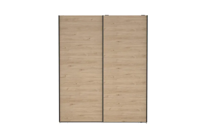 Elvos Garderobe 179x220 cm - Natur - Opbevaring - Tøjopbevaring - Garderobeskabe