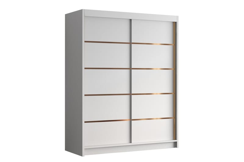 Emet Garderobe 150x200 cm - Hvid - Opbevaring - Tøjopbevaring - Garderobeskabe