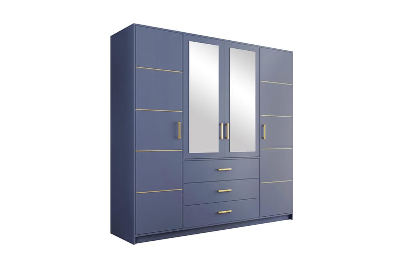 Escaldes Garderobe 196 cm - Grøn - Garderobeskabe - Garderobeskab & klædeskab