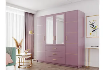 Escaldes Garderobe 196 cm - Grøn - Opbevaring - Tøjopbevaring - Garderobeskabe