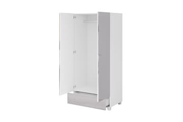 Eshton Garderobe 55x86 cm - Hvid - Opbevaring - Tøjopbevaring - Garderobeskabe