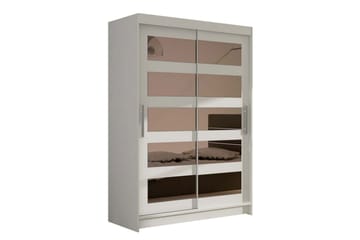 Estella Garderobe 120 cm Skydedøre 5-Delt Spejl