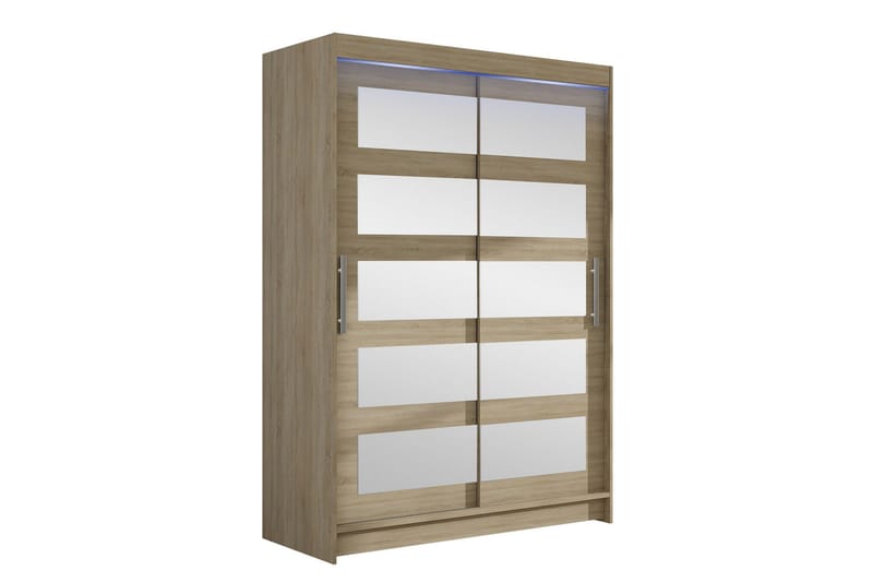 Estella Garderobe med Spejl 120x200 cm, Beige