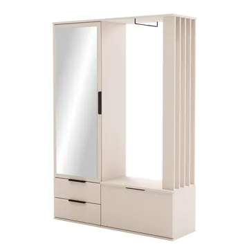 Faro hallmøbel 140 cm - beige - Møbler - Entrémøbler - Møbelsæt til hall og entre