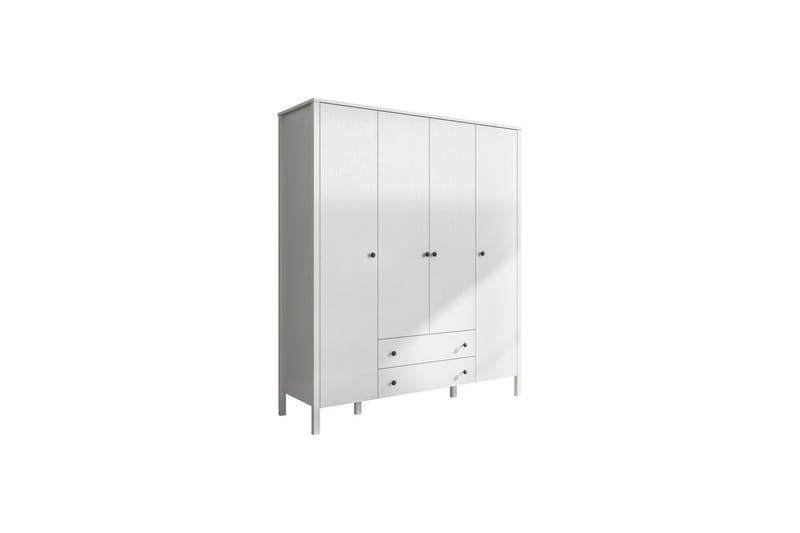 Ferra Garderobesskåp 160x194,8 cm, Natur/Hvid