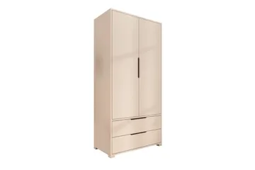 Florai Garderobeskab 90x183 cm - Hvid - Opbevaring - Tøjopbevaring - Garderobeskabe - Garderobeskab & klædeskab