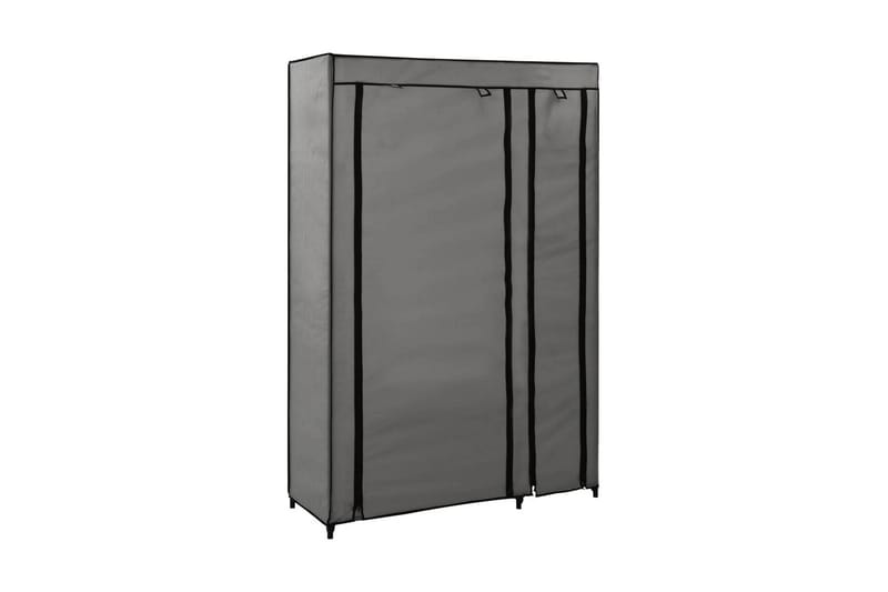 Foldbart Klædeskab 110 X 45 X 175 Cm Stof Grå - Grå - Opbevaring - Tøjopbevaring - Garderobeskabe