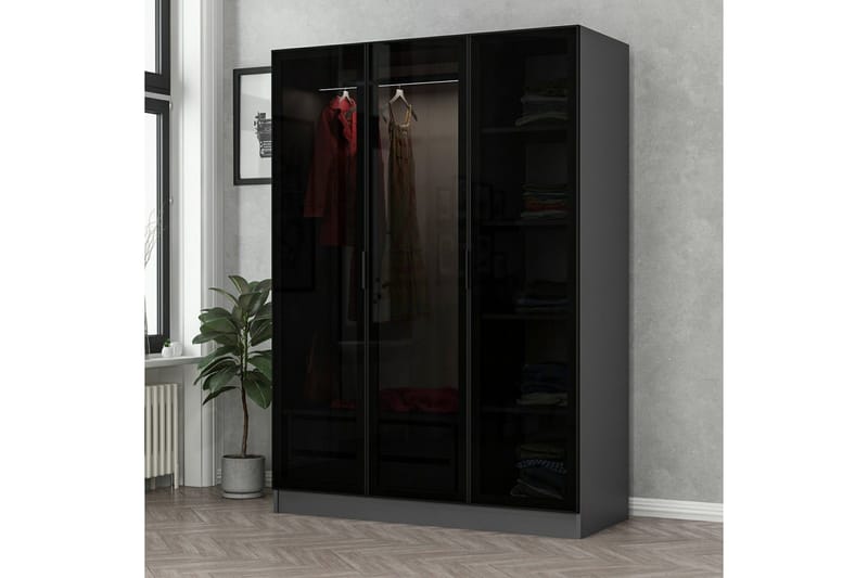 Fruitland Garderobe 135 cm, Antracit