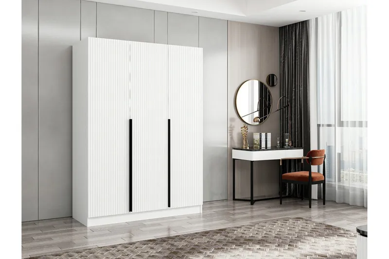 Fruitland Garderobe 135 cm, Hvid